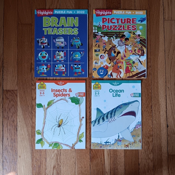 Kids Puzzle Book Set - Multicolor - Picture 1 of 5